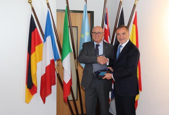 THE Chief of the Italian Navy visited OCCAR in Bonn on 30TH May 2022
