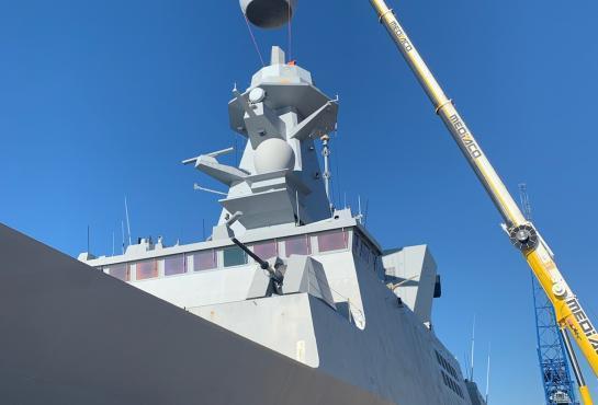 OCCAR successfully managed a quick replacement of a 5m diameter PAAMS damaged radome