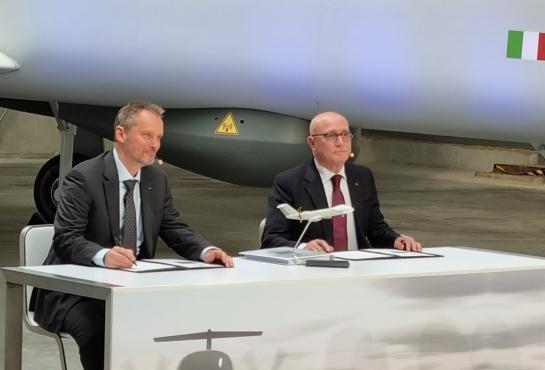 European MALE RPAS stage 2 Contract signature between OCCAR-EA and Airbus Defence & Space GMBH